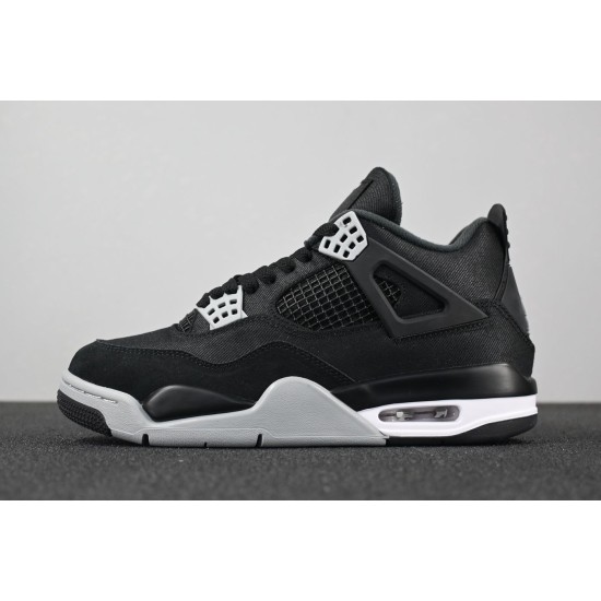 Air Jordan 4 Retro 'Black Canvas'