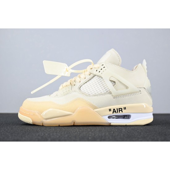 Off-White x Jordan Air Jordan 4 Retro 'Sail' 