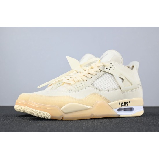 Off-White x Jordan Air Jordan 4 Retro 'Sail' 