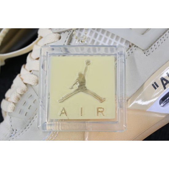 Off-White x Jordan Air Jordan 4 Retro 'Sail' 